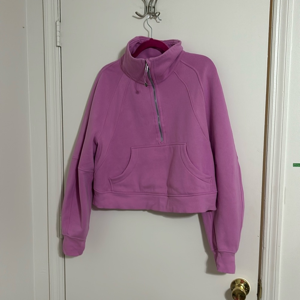 lululemon athletica Pink Crew Neck Sweater